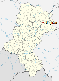 Niegowa - Mapa - Śląsk